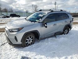 Salvage cars for sale from Copart Central Square, NY: 2021 Toyota Rav4 LE