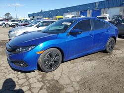 Salvage cars for sale at Woodhaven, MI auction: 2019 Honda Civic Sport
