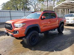 Toyota Tacoma salvage cars for sale: 2017 Toyota Tacoma Double Cab