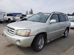 Salvage cars for sale at Vallejo, CA auction: 2004 Toyota Highlander Base