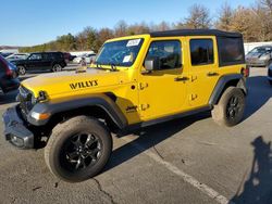 Salvage cars for sale at Brookhaven, NY auction: 2021 Jeep Wrangler Unlimited Sport