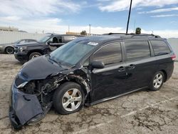 Toyota Sienna LE salvage cars for sale: 2012 Toyota Sienna LE