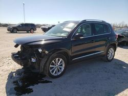 Salvage cars for sale at Houston, TX auction: 2017 Volkswagen Tiguan Wolfsburg