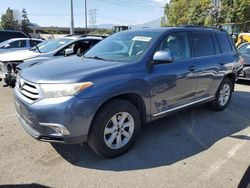 Salvage cars for sale from Copart Rancho Cucamonga, CA: 2012 Toyota Highlander Base