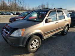 Salvage cars for sale at Leroy, NY auction: 2002 Honda CR-V EX