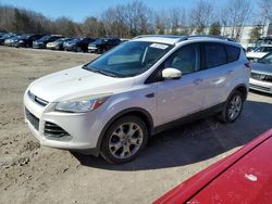 Salvage cars for sale at North Billerica, MA auction: 2015 Ford Escape Titanium