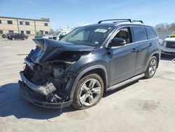 Toyota Highlander salvage cars for sale: 2014 Toyota Highlander Limited