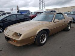 Salvage cars for sale at Vallejo, CA auction: 1985 Chevrolet Camaro