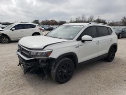Salvage cars for sale at San Antonio, TX auction: 2022 Volkswagen Taos SE