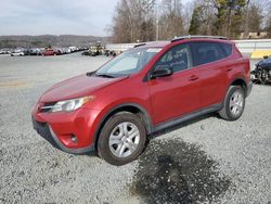 Salvage cars for sale from Copart Concord, NC: 2014 Toyota Rav4 LE