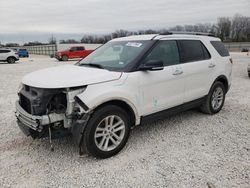 Salvage cars for sale from Copart New Braunfels, TX: 2015 Ford Explorer XLT