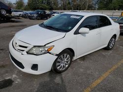 Toyota salvage cars for sale: 2012 Toyota Corolla Base