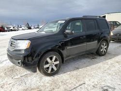 Salvage cars for sale from Copart Rocky View County, AB: 2013 Honda Pilot Touring