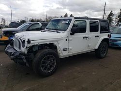 Salvage cars for sale at Denver, CO auction: 2021 Jeep Wrangler Unlimited Sport