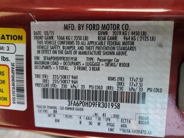 2015 Ford Fusion SE