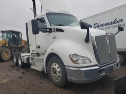 Salvage trucks for sale at Portland, MI auction: 2017 Kenworth Construction T680