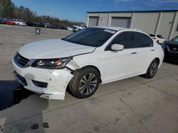 Honda Accord LX salvage cars for sale: 2015 Honda Accord LX