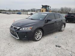 Salvage cars for sale from Copart New Braunfels, TX: 2017 Lexus CT 200