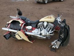 Salvage cars for sale from Copart Phoenix, AZ: 2015 Indian Motorcycle Co. Chieftain