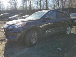 Salvage cars for sale at Waldorf, MD auction: 2021 Ford Escape SE