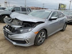 Vehiculos salvage en venta de Copart Chicago Heights, IL: 2019 Honda Civic LX