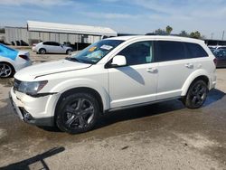 Salvage cars for sale at Fresno, CA auction: 2019 Dodge Journey Crossroad