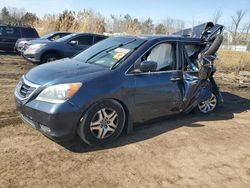 Salvage cars for sale from Copart Pennsburg, PA: 2009 Honda Odyssey EXL