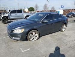 Salvage cars for sale at Wilmington, CA auction: 2014 Volvo S60 T5