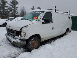 Salvage cars for sale from Copart Exeter, RI: 2001 Ford Econoline E150 Van