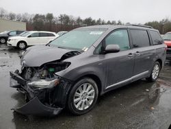 Toyota salvage cars for sale: 2017 Toyota Sienna XLE