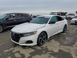 Salvage cars for sale at Martinez, CA auction: 2022 Honda Accord Sport SE