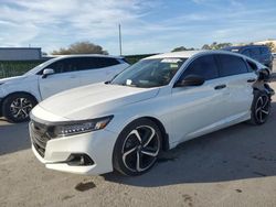 Vehiculos salvage en venta de Copart Orlando, FL: 2022 Honda Accord Sport