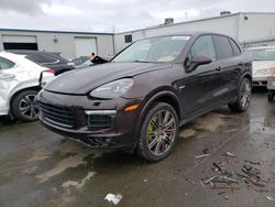 Porsche salvage cars for sale: 2017 Porsche Cayenne SE Hybrid Platinum