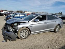Salvage cars for sale from Copart Mocksville, NC: 2016 Hyundai Sonata Hybrid