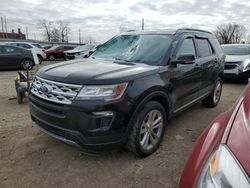 Salvage cars for sale at Lansing, MI auction: 2018 Ford Explorer XLT