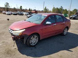 Ford Focus SEL salvage cars for sale: 2010 Ford Focus SEL