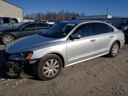 Volkswagen Vehiculos salvage en venta: 2012 Volkswagen Passat S