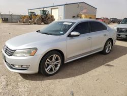 Salvage cars for sale at Amarillo, TX auction: 2015 Volkswagen Passat SE