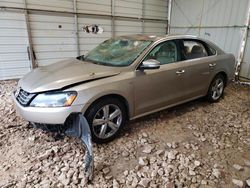 Salvage cars for sale from Copart China Grove, NC: 2015 Volkswagen Passat S