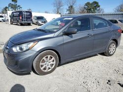 Salvage cars for sale from Copart Hampton, VA: 2012 Hyundai Accent GLS