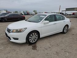 Salvage cars for sale from Copart Houston, TX: 2015 Honda Accord EXL