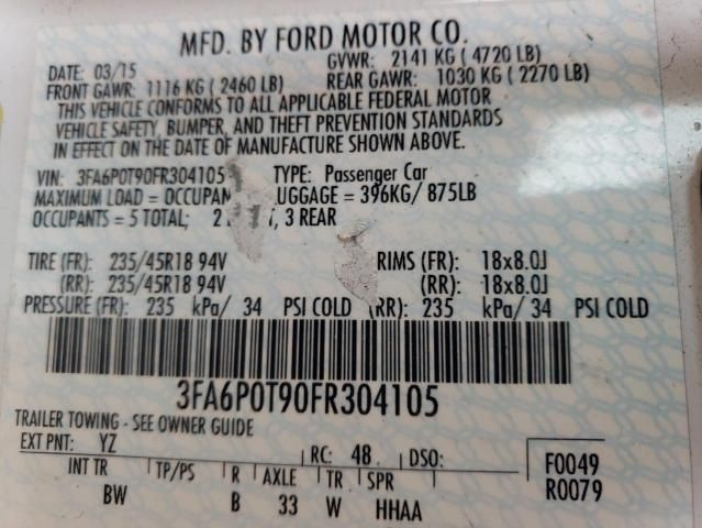 2015 Ford Fusion SE