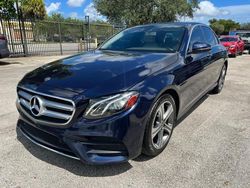 Mercedes-Benz E 300 salvage cars for sale: 2018 Mercedes-Benz E 300