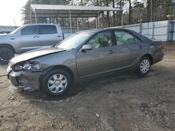 Salvage cars for sale at Austell, GA auction: 2004 Toyota Camry LE