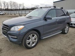 Mercedes-Benz M-Class salvage cars for sale: 2015 Mercedes-Benz ML 350 4matic