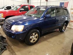 Salvage cars for sale at Franklin, WI auction: 2003 Toyota Highlander