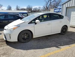 Salvage cars for sale from Copart Wichita, KS: 2013 Toyota Prius