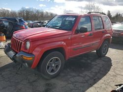 Salvage cars for sale from Copart New Britain, CT: 2004 Jeep Liberty Sport