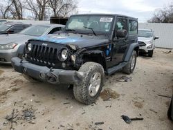 Jeep Wrangler Sport salvage cars for sale: 2018 Jeep Wrangler Sport