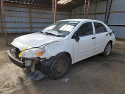 Toyota Corolla CE salvage cars for sale: 2008 Toyota Corolla CE